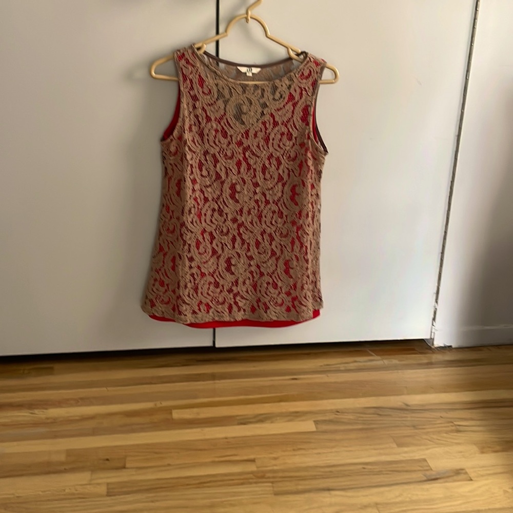 Net sleeveless top